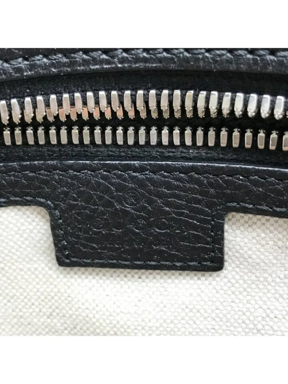Gucci Jumbo GG Leather Backpack Pack Black